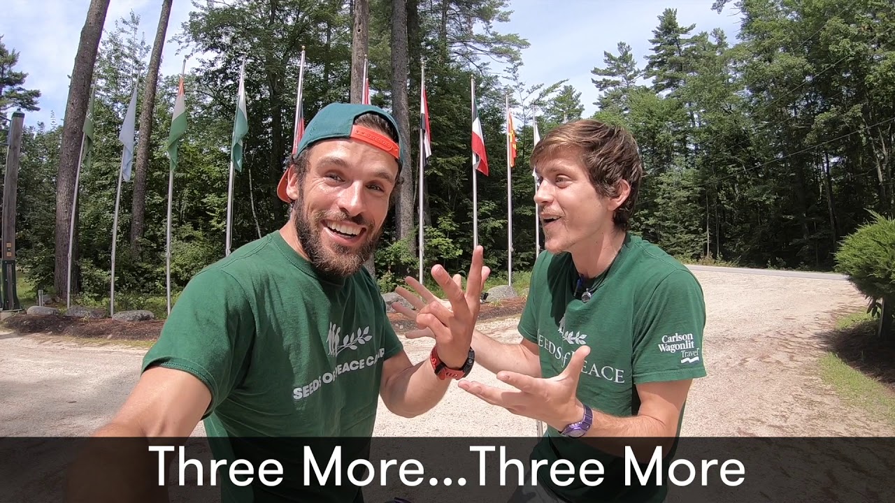 Mike and Belik at Seeds of Peace camp