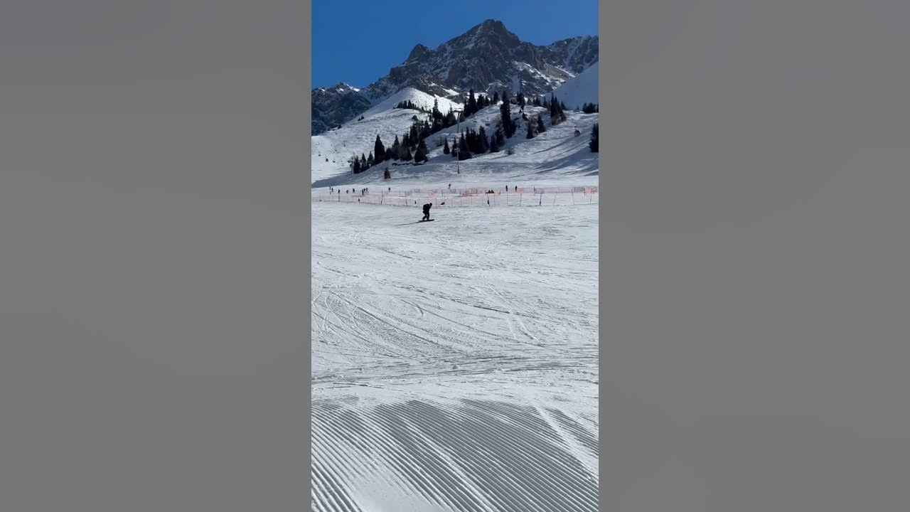 Ski resort Shymbulak. Kazakhstan. Almaty. Горнолыжный курорт Шымбулак ...