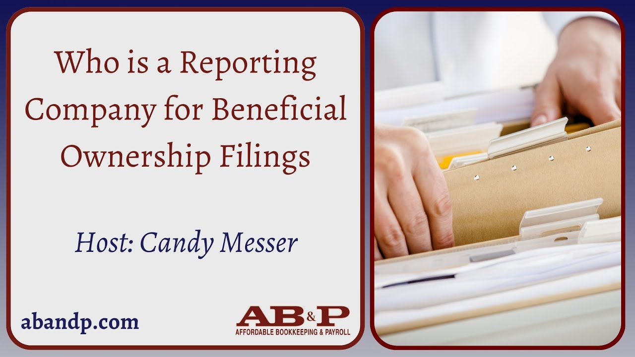BOI: Who is a Reporting Company for Beneficial Ownership Filings