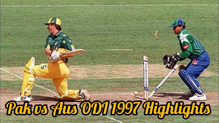 Pak vs Aus 1997 ODI  | Pak vs Australia 1997 Highlights | @cricketcomau