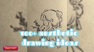 I saved 100+ aesthetic drawings from Pinterest so you don’t have to... 🎨✨