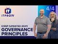 CISSP Evaluate and Apply Security Governance Principles | First 3 For Free