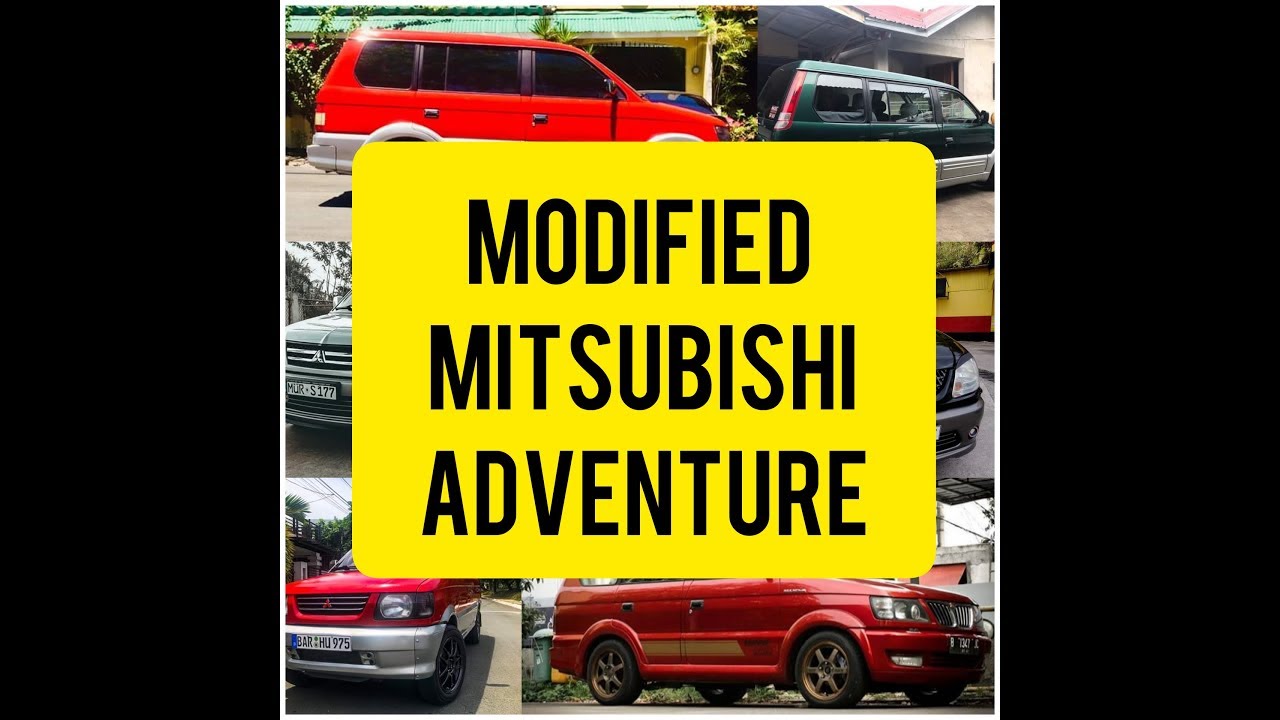 Mitsubishi Adventure Modified (NEW) - YouTube