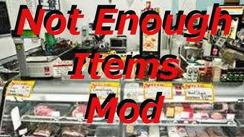 Not Enough Items Mod 1.4.5 - How to Install & Spotlight