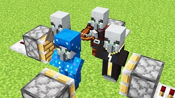 how to make secret illager in minecraft