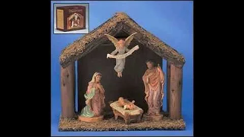 DiGiovanni Nativity Set with Wood Stable - GFCHR1036