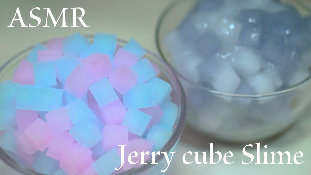 【ASMR】Small Jerry cube Slime【No Talking】ぱちぱち💥メラミンスポンジスライム｜ASMR Sora