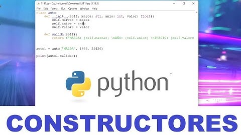 Python  - POO Constructores | Instanciacion