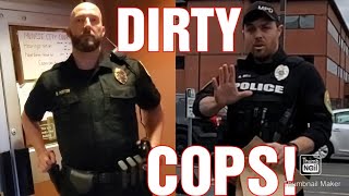 DIRTY COPS INVESTIGATED! 1ST AMENDMENT AUDIT FAIL! #DirtyMuncieCops