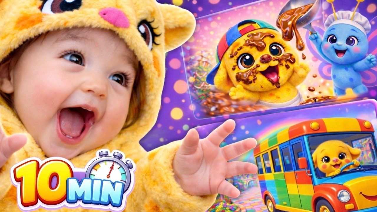 10 Minutos de Músicas Infantis para Dançar | Bebês Dançando e Baby Mu