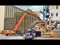 HITACHI 750 LONGFRONT EXCAVATOR + CATERPILLAR DOZER # DEMOLITION LAS VEGAS