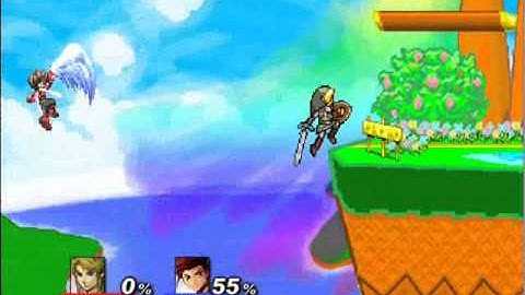 SSF2 v0.6 SLASH (Link combo video)