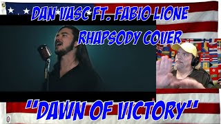 &quot;Dawn Of Victory&quot; ft. FABIO LIONE - Rhapsody Cover - REACTION - OMG the Drums