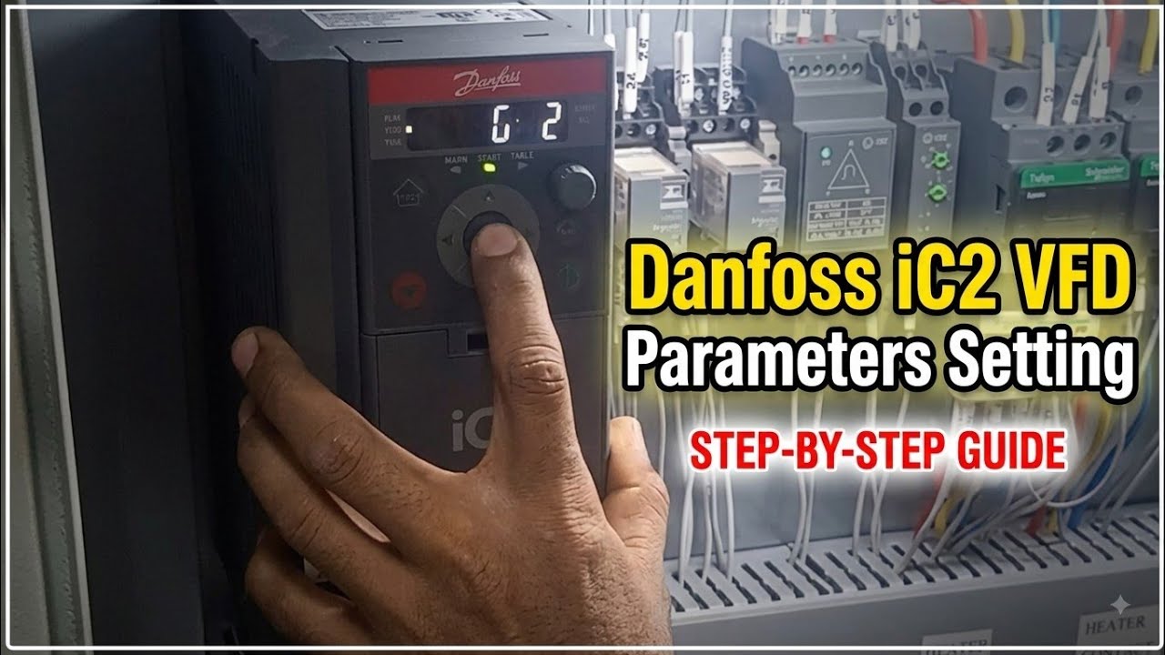 Denfoss ic2 VFD Parameter Setting | Full Practical Tutorial VFD ...