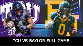 TCU vs Baylor Full Game | 2022 Full College Football Games |