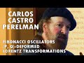 Carlos Castro Perelman - Fibonacci Oscillators (p,q) deformed Lorentz Transformations