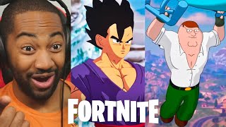 NON Fortnite Player Reacts to MORE Crossover Trailers