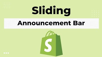 Shopify Sliding Announcement Bar Latest | Slide Up Down & Left Right