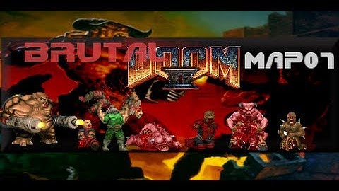 Doom 2 with "BrutalDoom" mod, MAP07 - Dead Simple
