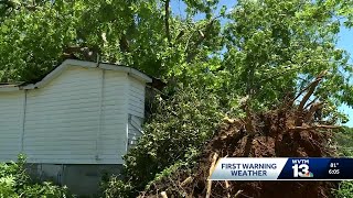 Anniston residents cleaning up from overnight storm damage