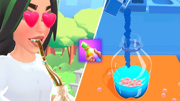 FROZEN HONEY ASMR game MAX LEVEL SCORE 💕👸🌈 Gameplay All Levels Walkthrough iOS Android New Game 3D