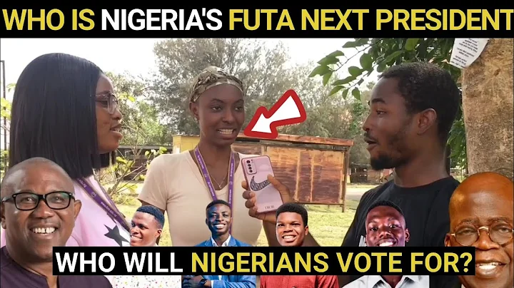 Nigeria's FUTA Next President - Asking Nigerians Who They are Voting Peter Obi, Tinubu Atiku of FUTA