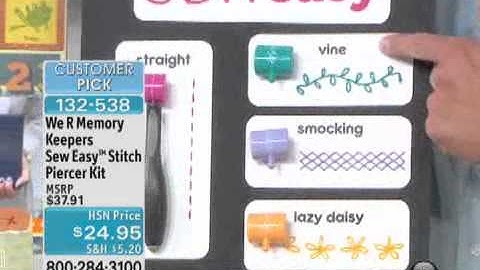 We R Memory Keepers Sew Easy Stitch Piercer Kit