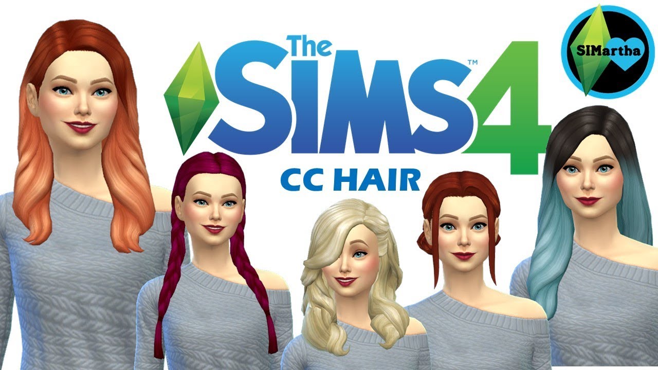 sims 4 ombre hair cc