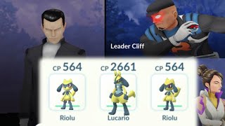 Evolution line up destroying Team rocket leader!