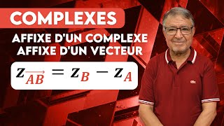 Complexes - Affixe d'un Complexe et Affixe d'un Vecteur