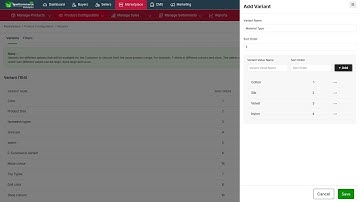 Admin Product Variant Work Flow | Spurtcommerce Admin Features