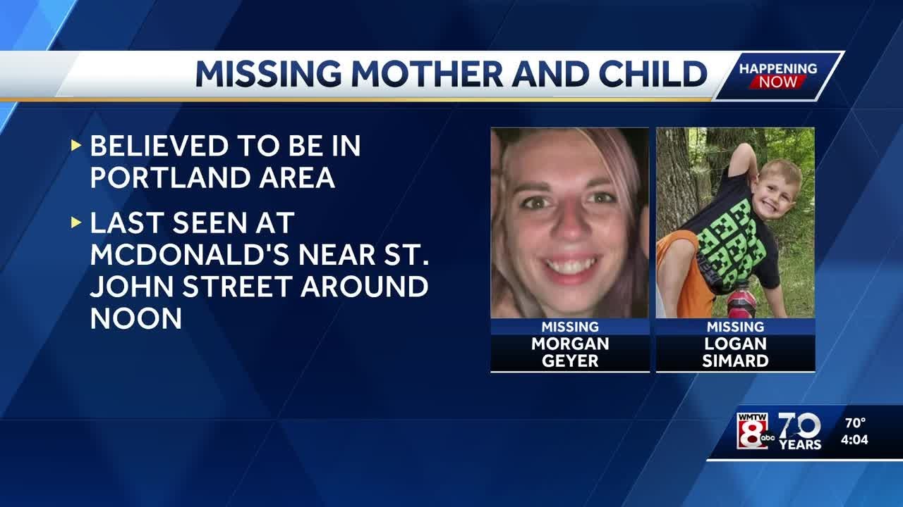 Maine police search missing mom, young son - YouTube