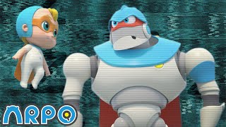 arpo has a crazy dream arpo full episode compilation robot cartoons for kids arpo the robot