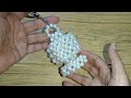طريقة عمل ميدالية فانوس رمضان بالخرز خطوة بخطوة للمبتدئين DIY Beaded Ramadan Lantern Keychain 