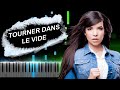 Indila  tourner dans le vide piano tutorial