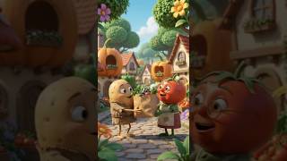 Poor Potato’s True Love 💔🥔 Rich Eggplant’s Pride 🍆 | Emotional Vegetable Cartoon Story