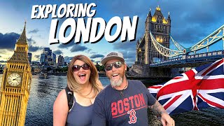 AMERICANS EXPLORING LONDON for the FIRST TIME! Hitting the Highlights!!