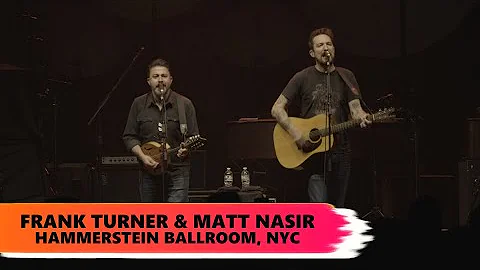 ONE ON ONE: Frank Turner & Matt Nasir Live from New York City October 6th, 2021 FULL SHOW