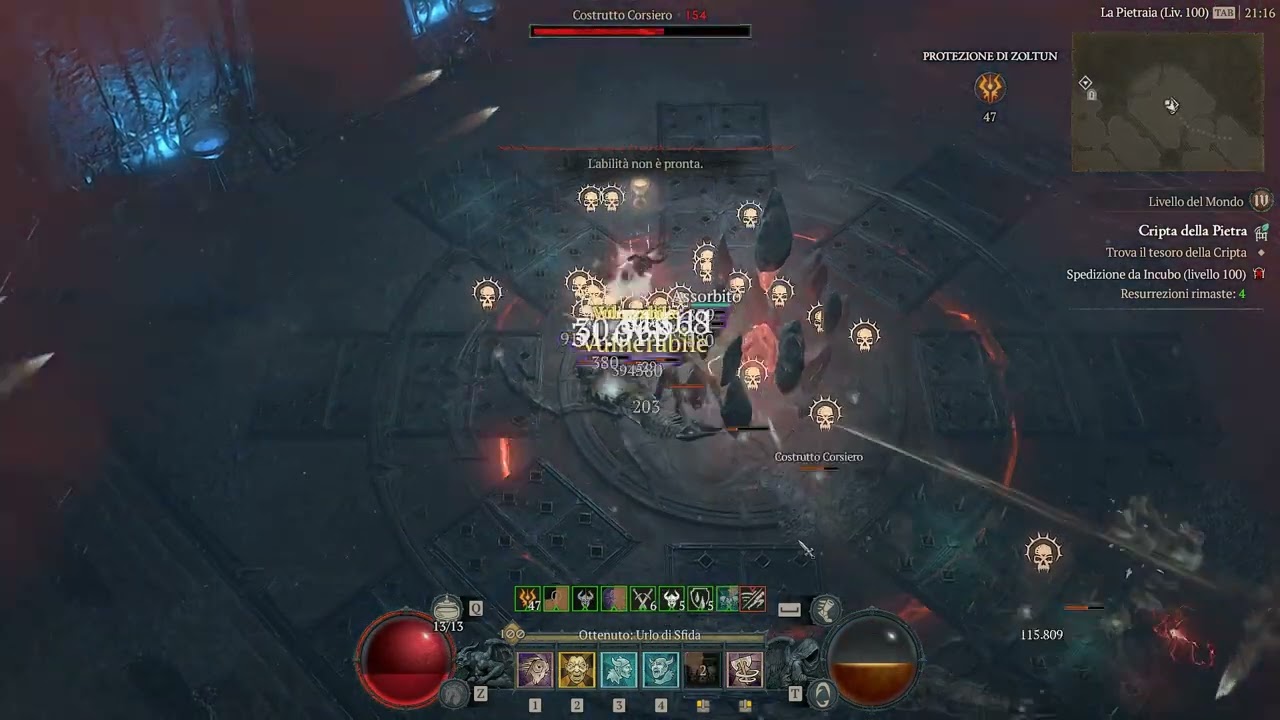 Diablo 4 barbarea charge 100 - altra 100 in scioltezza XD