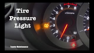 Toyota RAV4 Tire Pressure Warning Light