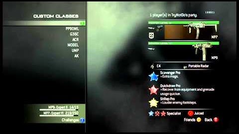 MW3 - Stats + Class Setup (THANKS FOR 70 SUBS)