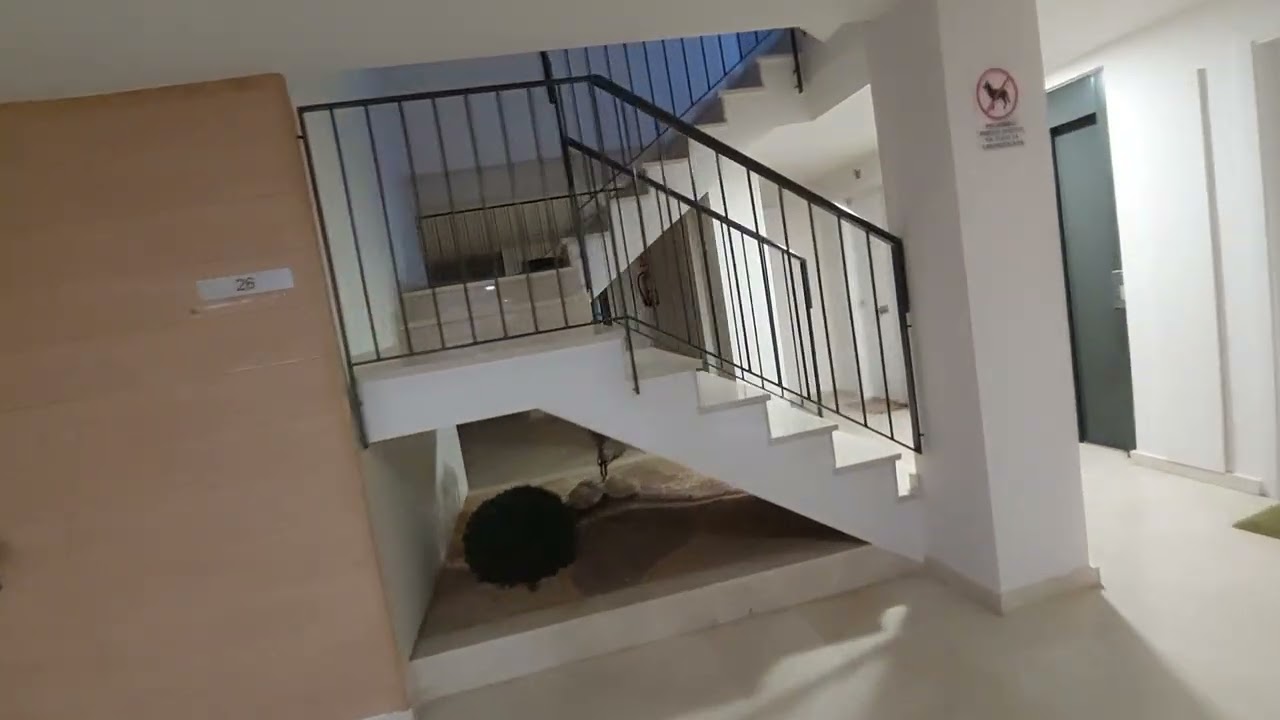 2007 ThyssenKrupp hydraulic lifts in a building Marina de Cambrils