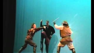 UW Stage Combat - International talent show University of Wyoming 2008 - Last Angle