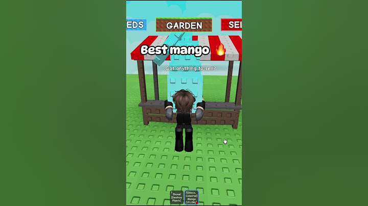 Mejor mango en grow a garden? tiene la mutación celestial y disco 🤯#feedshorts #roblox #garden