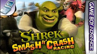 Shrek Smash n' Crash Racing - (GBA) Game Boy Advance - Game Case