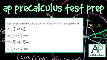 AP Precalculus Test Prep - Solving a System of Trigonometric Inequalities (Multiple Choice)
