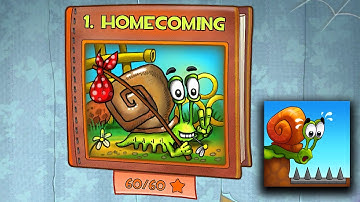 Snail Bob - Chapter 1 Homecoming - 1-1 to 1-20 Levels (3 Stars) Walkthrough
