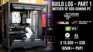 BUILD LOG - PART 1 - Mother of God Gaming PC - Custom Liquid Cooled - Ryzen 9 5950X + 2x RTX 3090