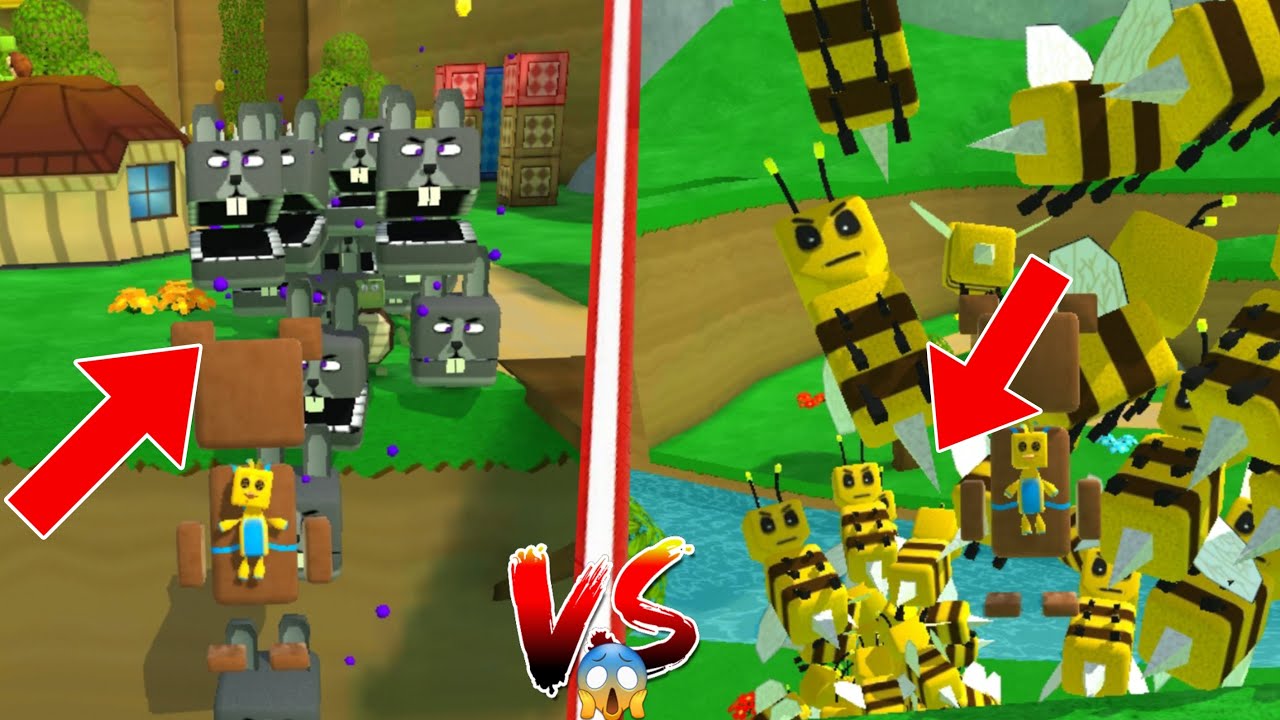 Super Bear Adventure Gameplay Walkthrough Bees vs Rabbits - YouTube