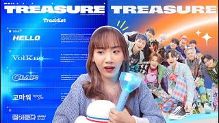 (cc)REACTION 2nd MINI ALBUM - TREASURE (트레저) VolKno + CLAP! + THANK YOU + HOLD IT IN [NAME FRAME]